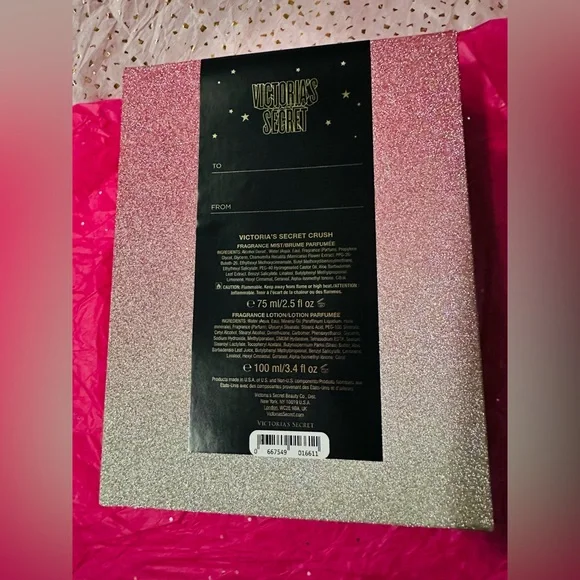 Victoria's Secret Crush Perfume and Lotion Set - Pink and Gold - Picture 3 of 7